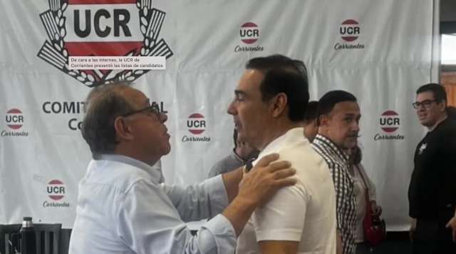 De cara a las internas, la UCR de Corrientes presentó las listas de candidatos